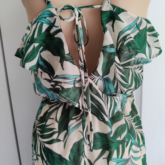 Tropical palm 🌴 print maxi - Picture 4 of 13